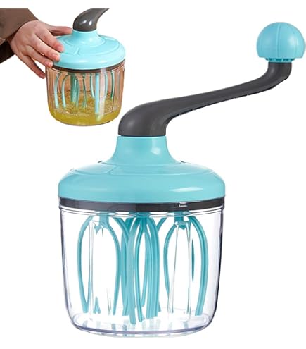 Amazon | 手回しクリームミキサー | 家庭用小型手動泡立て器ハンド非